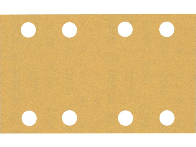 Brusni papir EXPERT Bosch z 8 luknjami za vibracijske brusilnike, Dimenzije: 80x133 mm, Zrnatost: 180, 2608901664